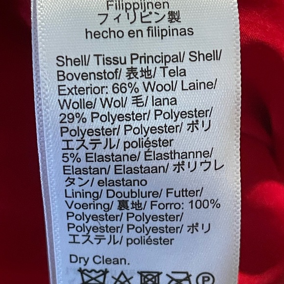 J. Crew Kate Tartan Vibrant Red Pants - Picture 4 of 4